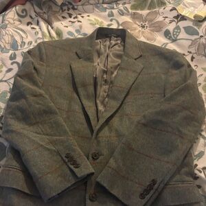 Brooks Brothers Grey Blazer with Brown Stripes